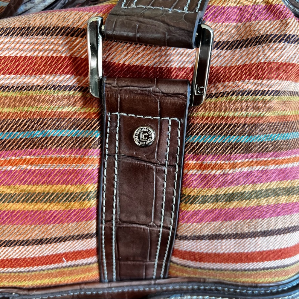 Liz Claiborne Peach Shoulder Purse - Picture 6 of 10